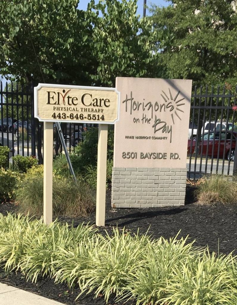 Elite Care outdoor sign